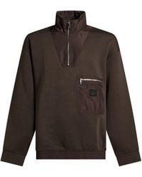 ARMANI EXCHANGE - Khaki Sweatshirt Cotton, Polyester, Elastane - Lyst