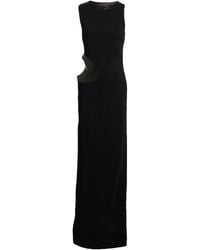 Tom Ford - Maxi Dress Viscose, Elastane, Lambskin - Lyst