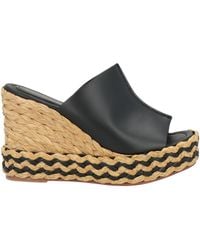 Paloma Barceló - Sandals Cow Leather, Natural Raffia - Lyst