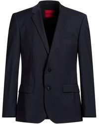 HUGO - Blazer Virgin Wool, Polyester, Elastane - Lyst