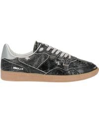 HIDNANDER - Charcoal Sneakers Leather - Lyst