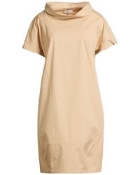 Antonelli - Sand Mini Dress Cotton, Polyamide, Elastane - Lyst