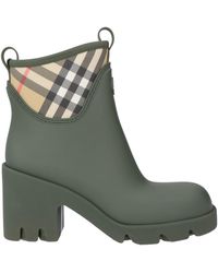 Burberry - Ankle Boots Rubber, Polyurethane, Polyamide - Lyst
