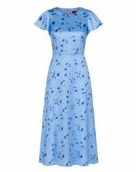 HUGO - Light Maxi Dress Polyester - Lyst