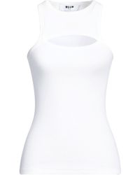 MSGM - Tank Top - Lyst