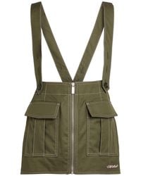Off-White c/o Virgil Abloh - Military Mini Skirt Cotton - Lyst