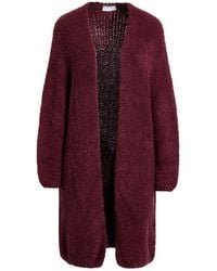 Motel - Plum Cardigan Acrylic, Wool, Polyamide - Lyst