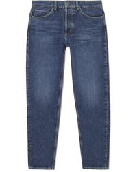 COS - Regular Tapered Leg Organic Cotton Blend Jeans - Lyst