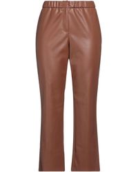 Semicouture - Pants Polyurethane, Polyester - Lyst