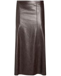 Kaos - Midi Skirt Polyester, Polyurethane - Lyst