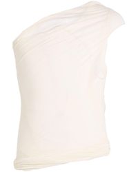 Rick Owens - Cream Tank Top Cotton - Lyst