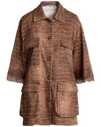 Please - Jacket Cotton, Elastane - Lyst