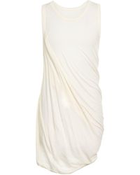 Rick Owens - Cream Tank Top Cotton - Lyst