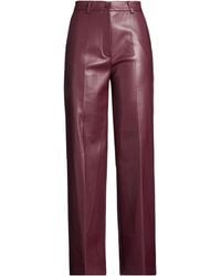 Clips - Plum Pants Polyester - Lyst