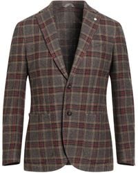 L.B.M. 1911 - Blazer Cotton, Wool, Polyamide - Lyst