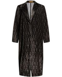 Siyu - Overcoat & Trench Coat Viscose, Silk - Lyst