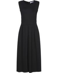 Harris Wharf London Robe mi-longue - Noir