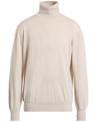 Alpha Studio - Cream Turtleneck Merino Wool - Lyst