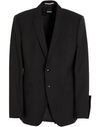 BOSS - Blazer Virgin Wool, Elastane - Lyst