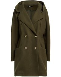 Siste's - Military Coat Polyester, Wool - Lyst