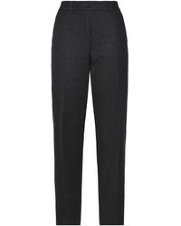 Pantalon tricot fin noir Gerry Weber en coloris Noir élégants et chinos Pantalons coupe droite Femme Vêtements Pantalons décontractés 