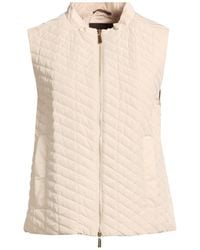 Moorer - Cream Vest Polyamide, Polyacrylic - Lyst