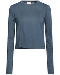 Alysi - Crème Midnight T-Shirt Cotton, Modal - Lyst
