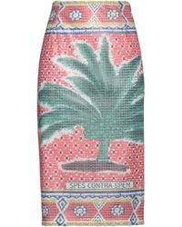 Stella Jean - Midi Skirt Polyester - Lyst