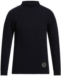 ARMANI EXCHANGE - Midnight Turtleneck Wool, Polyamide - Lyst