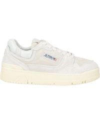Autry - Ivory Sneakers Leather, Textile Fibers - Lyst