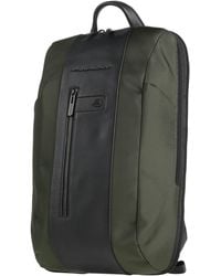 Piquadro - Backpack Recycled Nylon, Cow Leather, Metal - Lyst