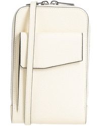 Valextra - Ivory Cross-Body Bag Calfskin - Lyst