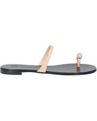 Giuseppe Zanotti - Light Thong Sandal Soft Leather - Lyst
