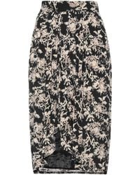 Vanessa Bruno - Midi Skirt Viscose - Lyst