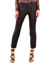 Jeans DSquared² en coloris Noir élégants et chinos Pantalons coupe droite Femme Vêtements Pantalons décontractés 