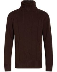 Alpha Studio - Dark Turtleneck Cashmere - Lyst