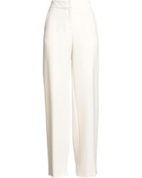 Raffaela D'angelo - Cream Pants Polyester, Viscose, Elastane - Lyst