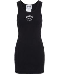 Moschino - Mini Dress Cotton, Elastane - Lyst