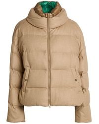 Herno - Camel Puffer Silk, Cashmere, Polyamide - Lyst