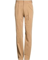Lardini - Camel Pants Cotton, Elastane - Lyst