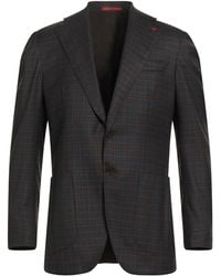 Isaia - Blazer Wool - Lyst