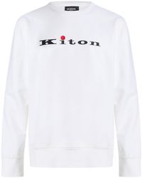 Kiton - Sweatshirt Cotton, Elastane - Lyst