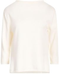 Marella - Cream Sweater Wool, Cashmere - Lyst