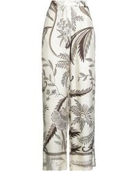 F.R.S For Restless Sleepers - F.R. For Restless Sleepers Ivory Pants Silk - Lyst