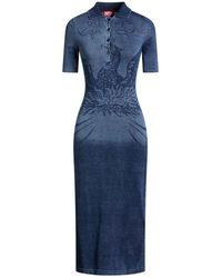 DIESEL - Midi Dress Cotton - Lyst