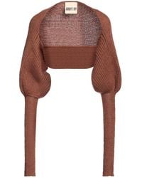 Aniye By - Camel Shrug Mohair Wool, Polyamide, Wool - Lyst