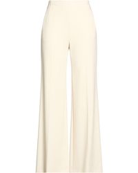 Windsor. - Ivory Pants Recycled Polyester, Viscose, Elastane - Lyst