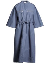 Jil Sander - Midi Dress Cotton - Lyst