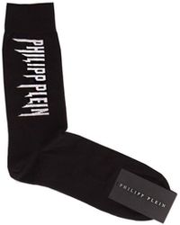 Herren Bekleidung Unterwäsche Socken Philipp Plein Baumwolle Socken & Strumpfhosen in Schwarz für Herren 