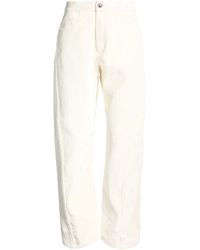Jil Sander - Cream Pants Viscose, Cotton, Polyamide - Lyst